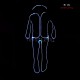 dmx 512 programmable le stickman costume for team dance